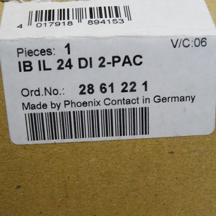 Phoenix Contact 2861221 IB IL 24 DI 2-PAC Digitalmodul / Neu OVP - Maranos.de