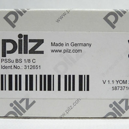 Pilz PSSu BS 1/8 C / 312651 / NEU/OVP - Maranos.de