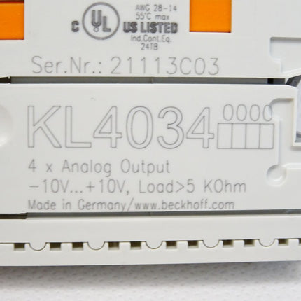Beckhoff KL4034 analoge Ausgangsklemme - Maranos.de