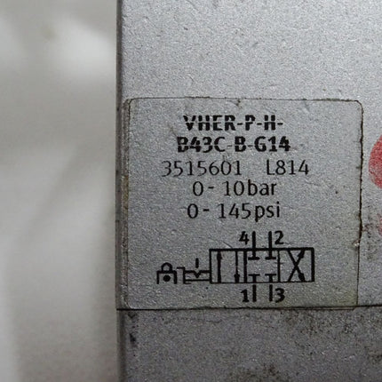 Festo 3515601 VHER-P-H-B43C-B-G14 Steuerschieber - Maranos.de