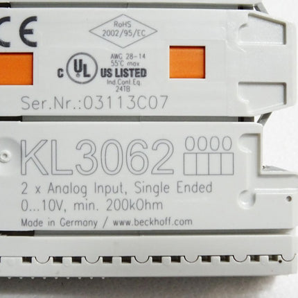Beckhoff KL3062 0000 analoge Eingangsklemme - Maranos.de