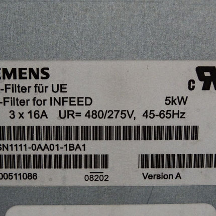 Siemens Netz-Filter 6SN1111-0AA01-1BA1 - Maranos.de