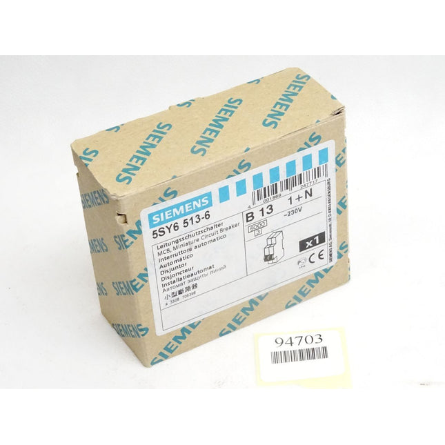 Siemens Leitungschutzschalter 5SY6 5SY6513-6 / Neu OVP - Maranos.de