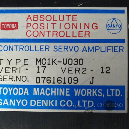 Toyoda MC1K-V030 absoluter Positionierungskontroller  MC1KV030 / Ver. 17 / 12 - Maranos.de