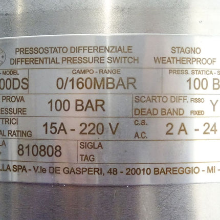 Wika Ettore Cella DWL100DS Differenzdruckschalter 0/160mbar / Neu - Maranos.de
