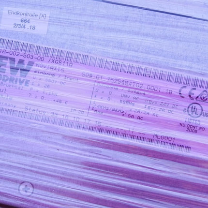 Sew Eurodrive Moviaxis Achsmodul 08289778 MXA81A-002-503-00 XGS11A / Neu OVP - Maranos.de