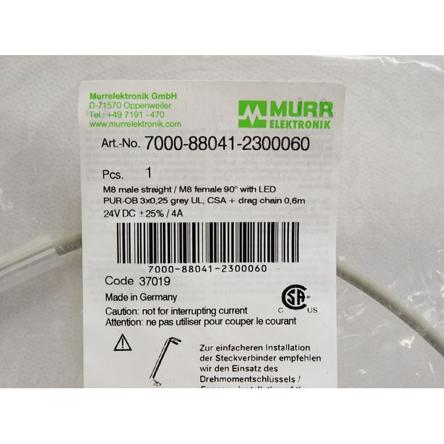 Murr Elektronik Kabel 7000-88041-2300060 / Neu OVP - Maranos.de