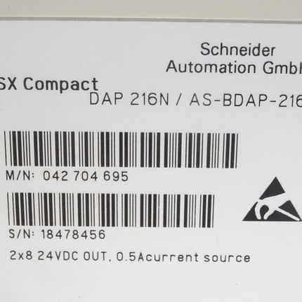 Schneider Automation TSX Compact DAP216N / AS-BDAP-216N - Maranos.de