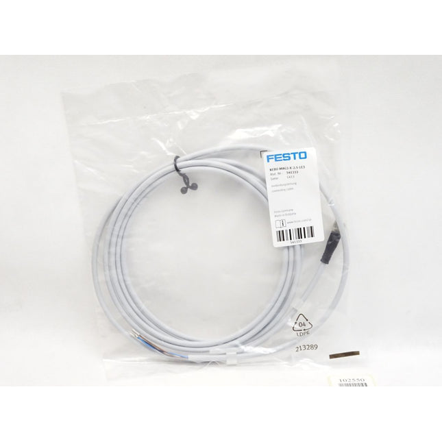 Festo 541333 Verbindungsleitung NEBU-M8G3-K-2.5-LE3 / Neu OVP - Maranos.de