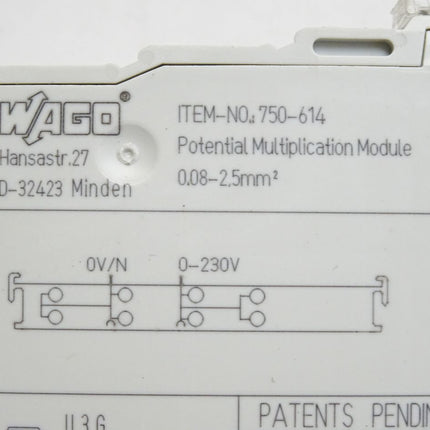 Wago 750-614 Potentialvervielfältigung - Maranos.de
