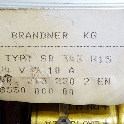 Brandner KG SR 343 H15 216 220 2 EN 8550 000 00 343 Hauni - Maranos.de