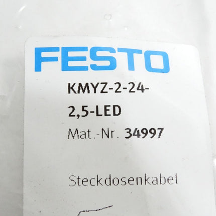Festo 34997 Verbindungsleitung KMYZ-2-24-2,5-LED / Neu - Maranos.de