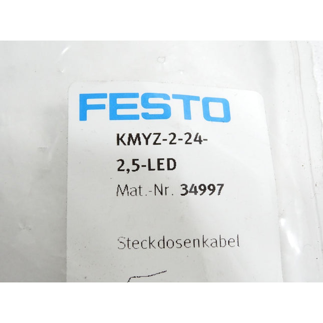 Festo 34997 Verbindungsleitung KMYZ-2-24-2,5-LED / Neu - Maranos.de
