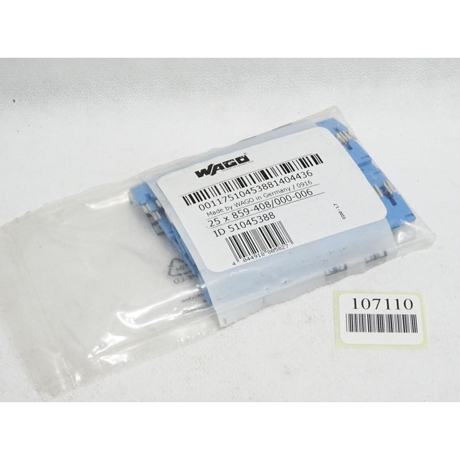 Wago Brücker 859-408/000-006 / Inhalt : 25 Stück / Neu OVP - Maranos.de