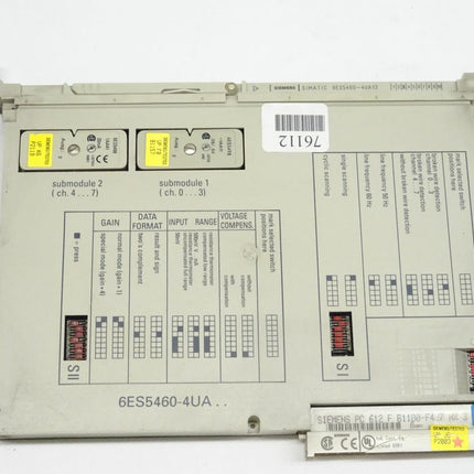 Siemens Simatic S5 6ES5460-4UA13 / 6ES5 460-4UA13 E:03 - Maranos.de
