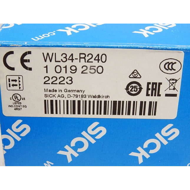 Sick Reflexions-Lichtschranke 1019250 WL34-R240 / Neu OVP - Maranos.de