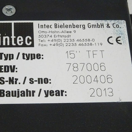 Intec 787006 15" TFT Touch Panel Industrie Monitor - Maranos.de