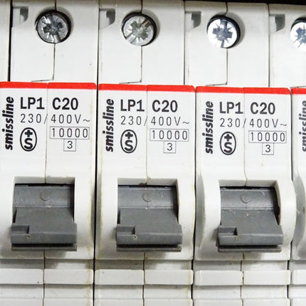 ABB Smissline Leitungsschutzschalter LP1 C20 LP1C20-T / Inhalt:10 Stück / Neu OVP - Maranos.de