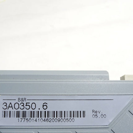 B&R 3AO350.6 Rev.05.00 2005 Analoges Ausgangsmodul - Etikette auf der Klappe fehlt - Maranos.de
