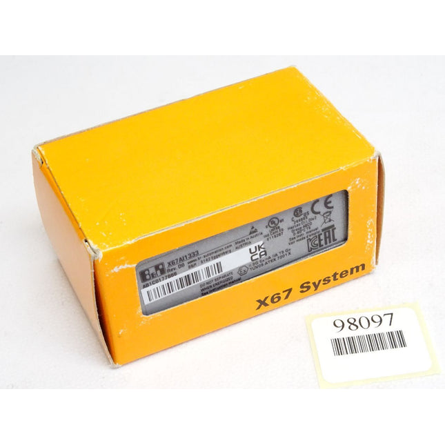 B&R X67AI1333 X67 AI 1333 Rev.D0 4 analoge Eingänge  / Neu OVP - Maranos.de