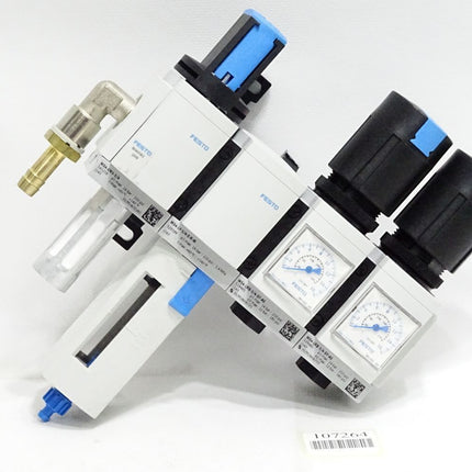 Festo 8040083 MS4-KOMB MS4-EM1-1/4 + MS4-LF-1/4-E-R-M + MS4-LRB-1/4-D7-AS + MS4-LRB-1/4-D7-AS/ Unbenutzt Halterung gebrochen - Maranos.de