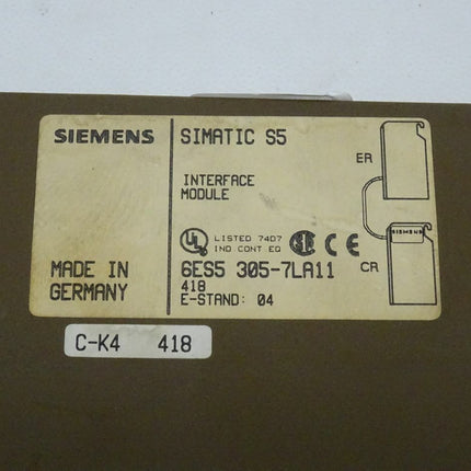 Siemens 6ES5305-7LA11 Simatic Interface Modul 6ES5 305-7LA11 - Maranos.de