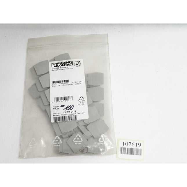 Phoenix Contact Trennplatte TS-K 1302215 / Inhalt:100 Stück/ Neu OVP - Maranos.de