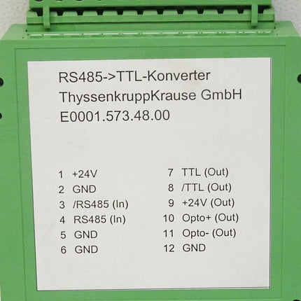 ThyssenkruppKrause  RS485->TTL-Konverter E0001.573.48.00 - Maranos.de