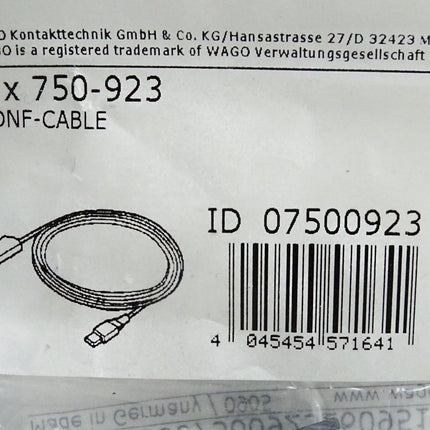 Wago 750-923 Konfigurationsleitung USB-Anschluss / Neu OVP versiegelt - Maranos.de