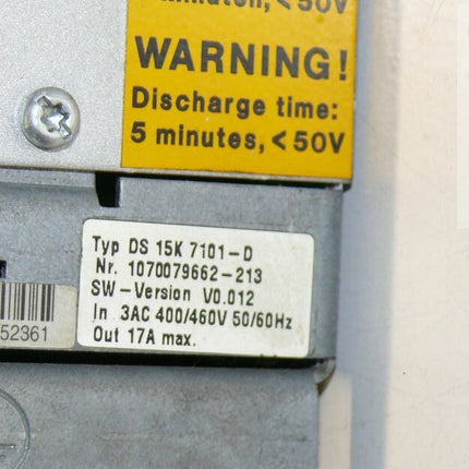 BOSCH DS15K7101-D / 1070079662-213 // DS 15K 7101-D / 1070 079662-213 - Maranos.de