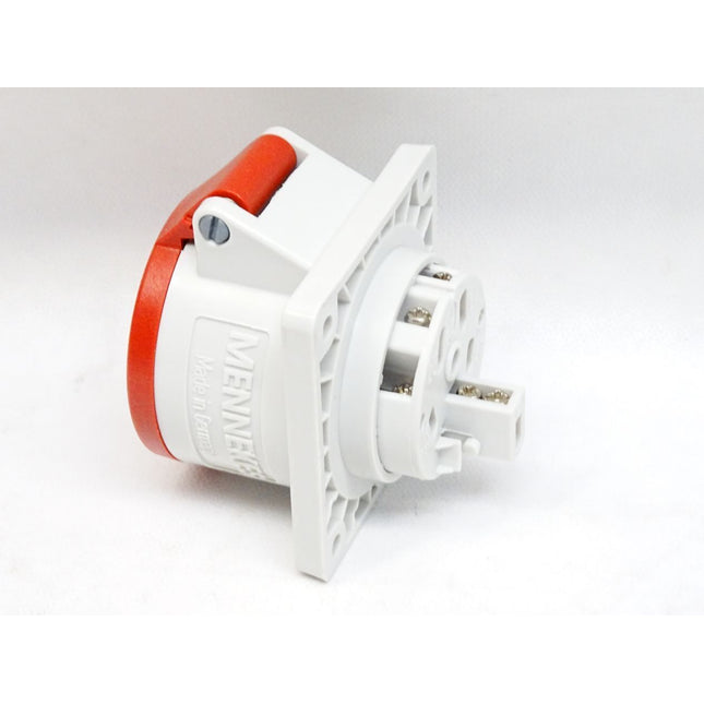 Mennekes Wandsteckdose 16A-6h 1385 3P+N+E 5-polig  / Neu - Maranos.de