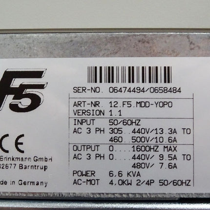 KEB F5 Combivert Drive controller 12F5MDD-Y0P0 12.F5.MDD-Y0P0 4kW / Neuwertig OVP - Maranos.de