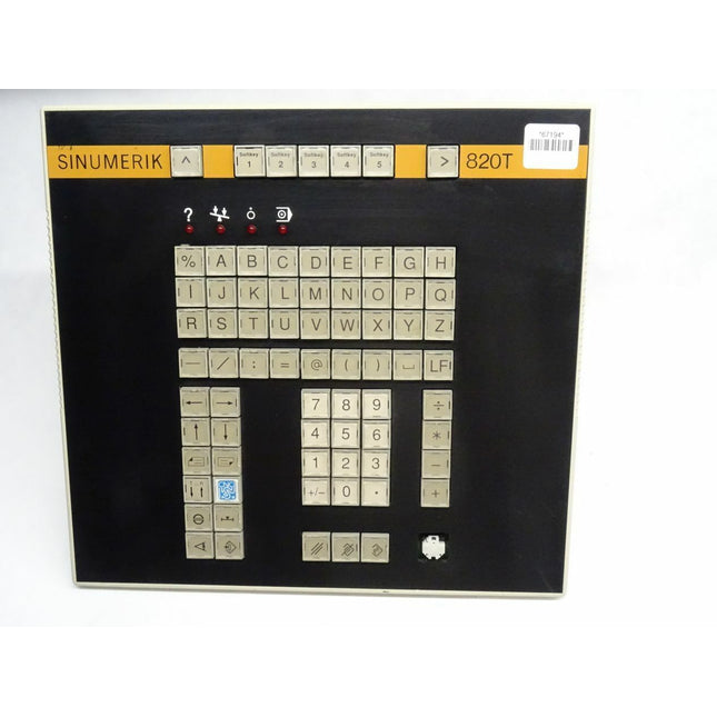 Siemens Sinumerik 820T CNC-Bedienpanel Bedientafel R&S Keller - Maranos.de