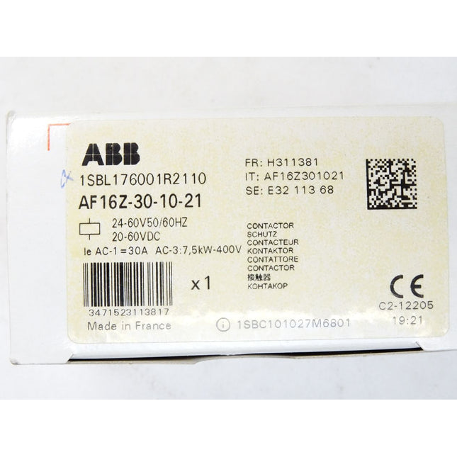 ABB Schütz 1SBL176001R2110 / AF16Z-30-10-21 / Neu OVP - Maranos.de