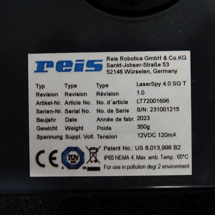 Reis Kuka LaserSpy Detector Unit 4.0 SG T LT72001696 / Neu OVP - Maranos.de