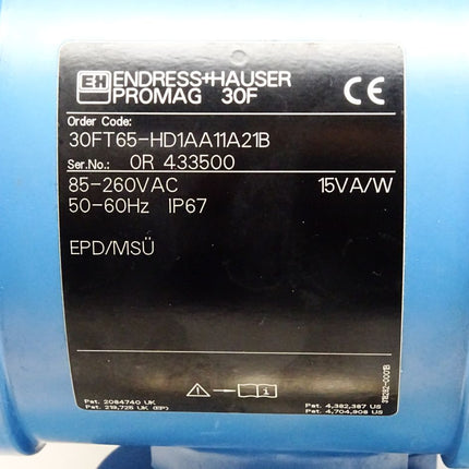 Endress+Hauser Magnetisch-induktives Durchfluss-Messgerät Promag30F 30FT65-HD1AA11A21B - Maranos.de
