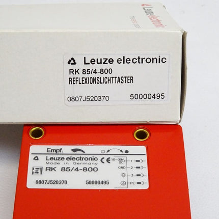 Leuze Reflexionslichtttaster RK85/4-800 50000495 / Neu OVP - Maranos.de