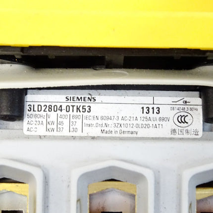 Siemens 3LD2804-0TK53 Lasttrennschalter - Maranos.de
