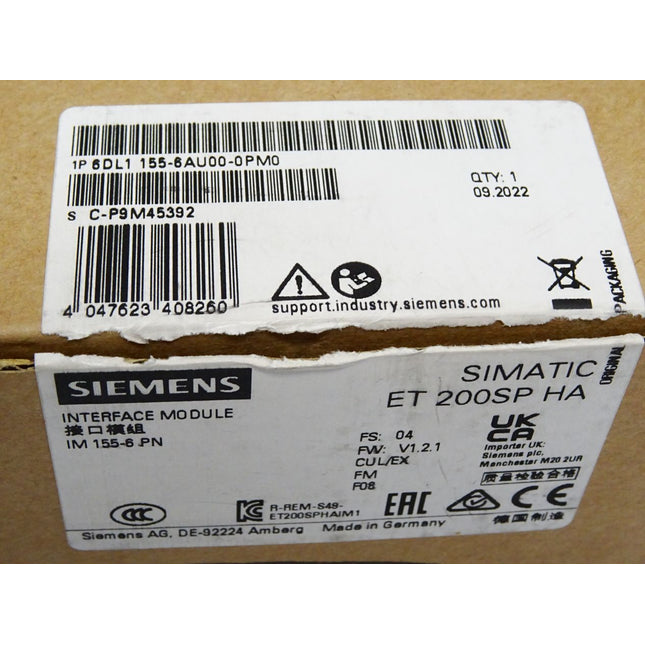 Siemens ET200SP IM155-6 PN 6DL1155-6AU00-0PM0 6DL1 155-6AU00-0PM0 / Neu OVP - Maranos.de