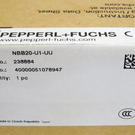 Pepperl+Fuchs Induktiver Sensor NBB20-U1-UU 238884 / Neu OVP - Maranos.de