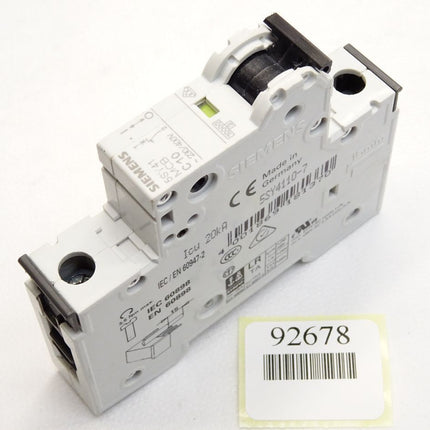 Siemens Leitungsschutzschalter 5SY4110-7 5SY41 MCB C10 - Maranos.de
