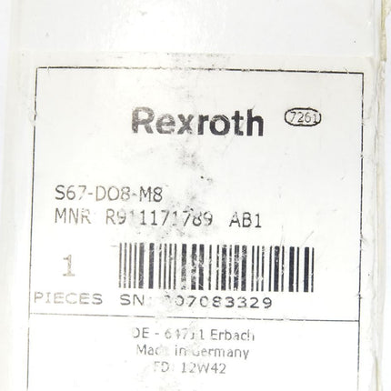 Rexroth S67-DO8-M8 R911171789 / Neu OVP - Maranos.de