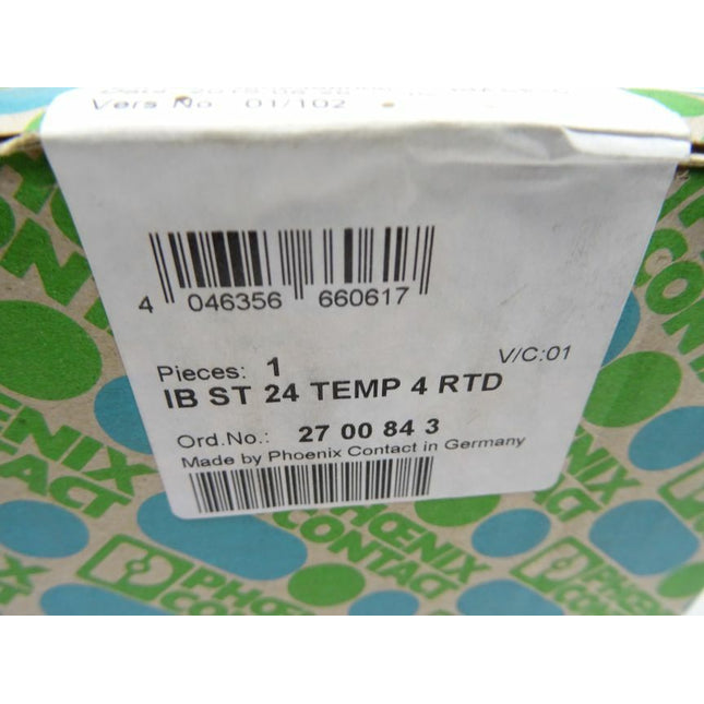 Phoenix Contact IB ST 24 TEMP 4 RTD 2700843 Interbus - Maranos.de