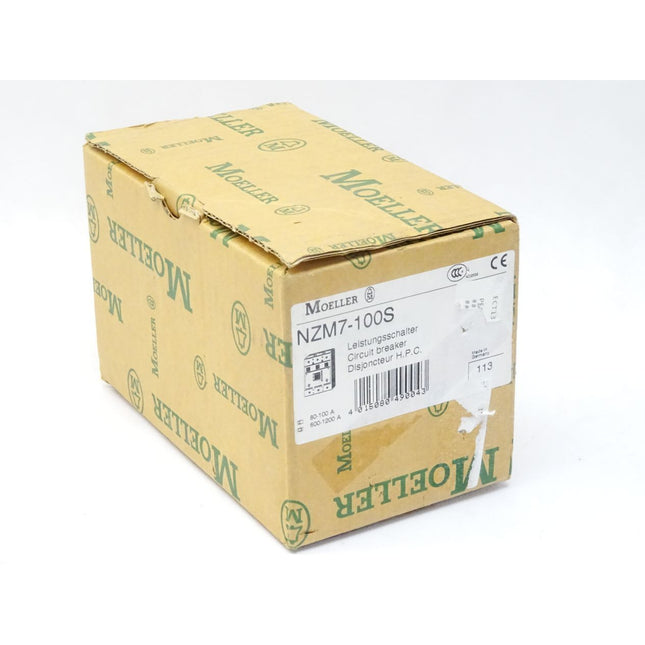 Moeller NZM7-100S Leistungsschalter / Neu OVP - Maranos.de