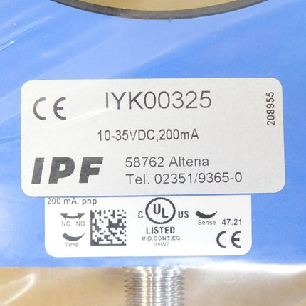 Ipf electronic Sensor Induktiv IYK00325 / Neu - Maranos.de