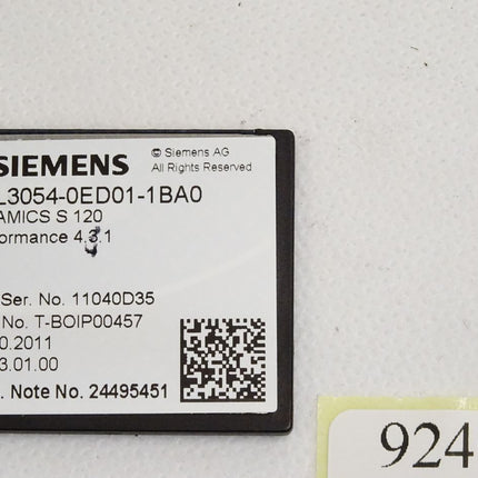 Siemens Sinamics S120 CompactFlash 6SL3054-0ED01-1BA0 - Maranos.de
