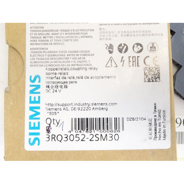 Siemens Koppelrelais 3RQ3052-2SM30 / Inhalt : 1 Stück / Neu OVP - Maranos.de
