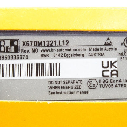 B&R X67DM1321.L12 Rev. N0 16 digitale Kanäle / Neu OVP - Maranos.de