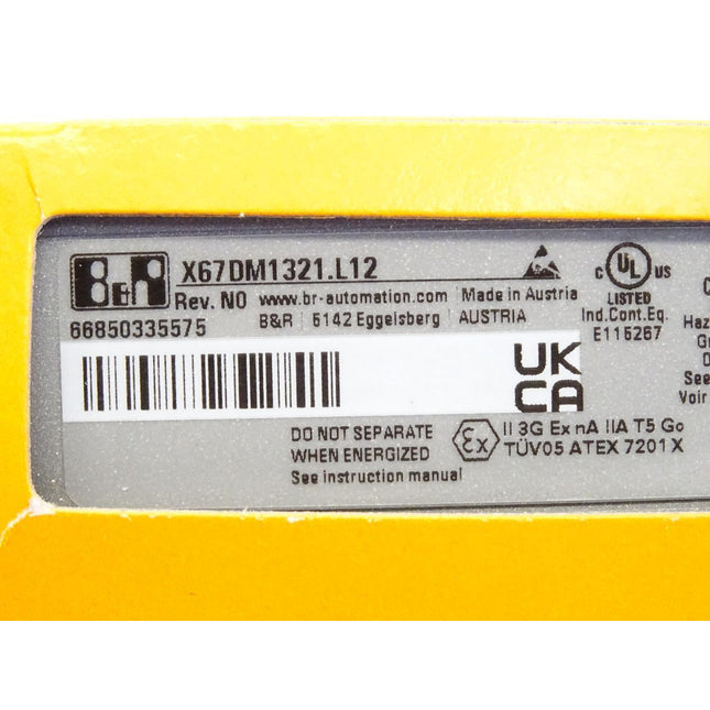 B&R X67DM1321.L12 Rev. N0 16 digitale Kanäle / Neu OVP - Maranos.de