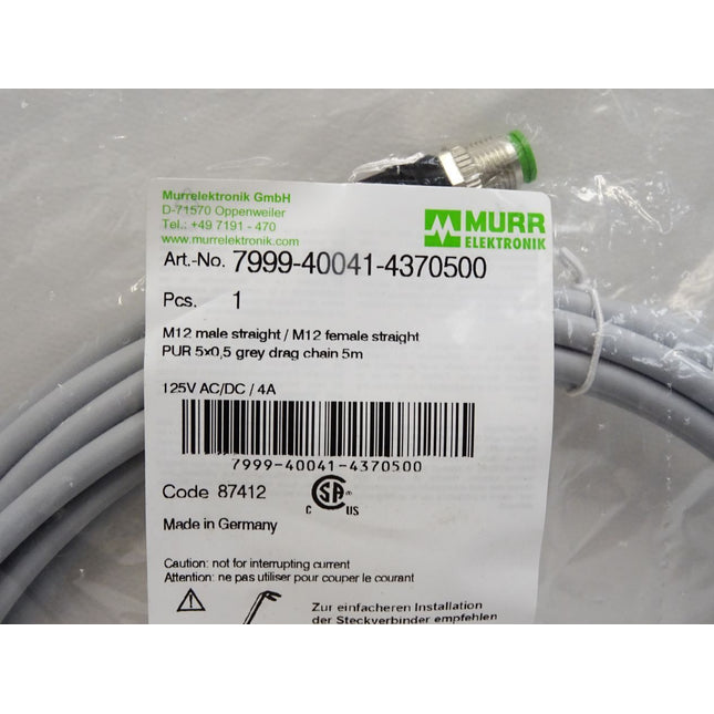 Murr Elektronik Kabel 7999-40041-4370500 / Neu OVP - Maranos.de